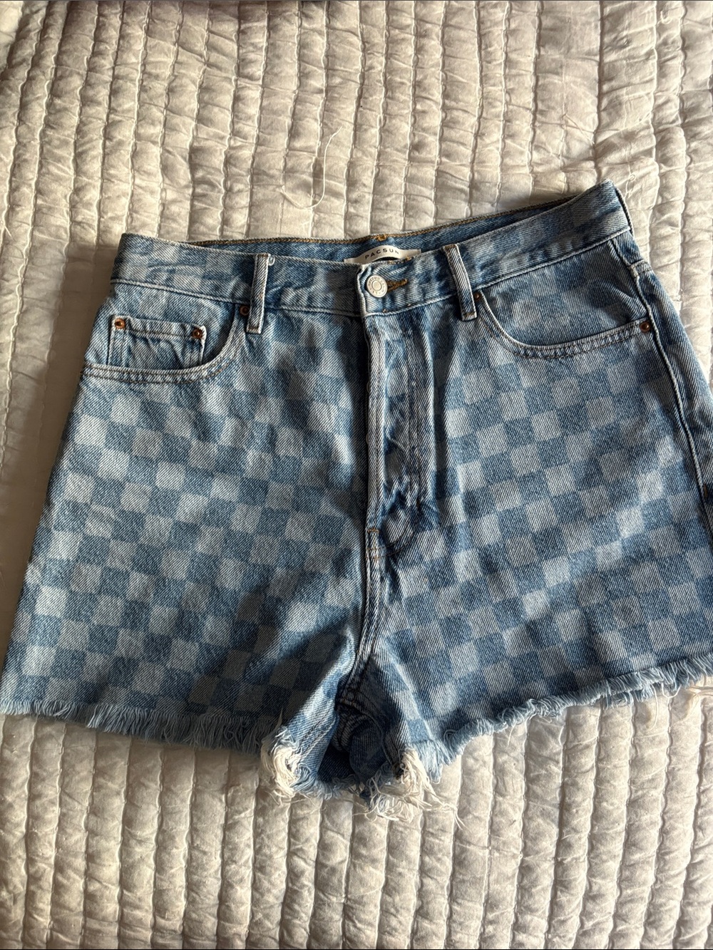 Pacsun checkerboard shorts